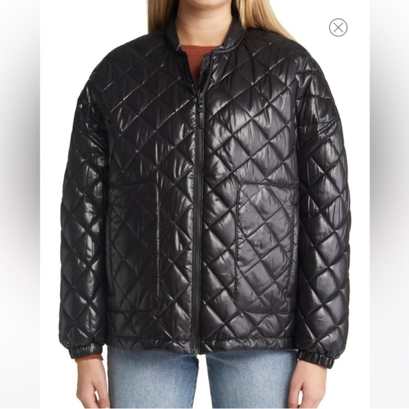 Halogen Jackets & Blazers - Halogen Black Quilted Women's Jacket 3X